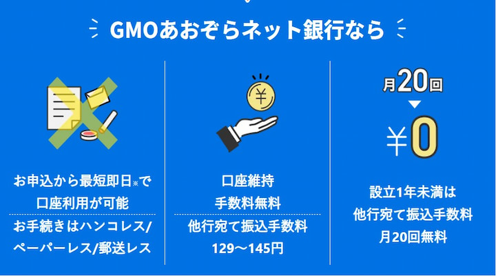 GMOあおぞらネット銀行 