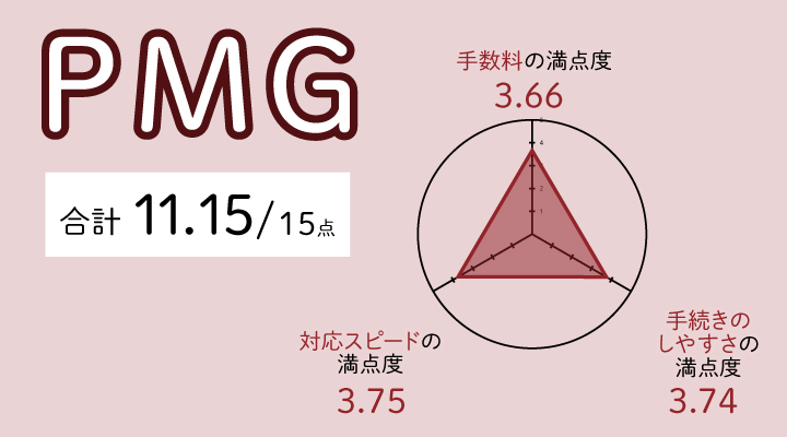 PMGのレーダーチャート