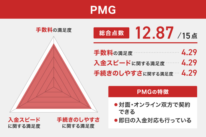 PMGのレーダーチャート