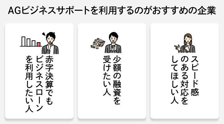 AGビジネスサポートを利用するのがおすすめの企業