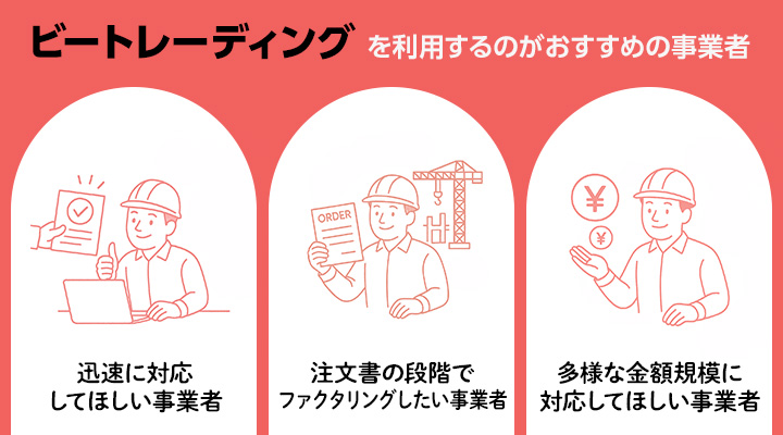 ビートレーディングを利用するのがおすすめの事業者