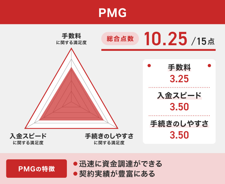 PMGのレーダーチャート