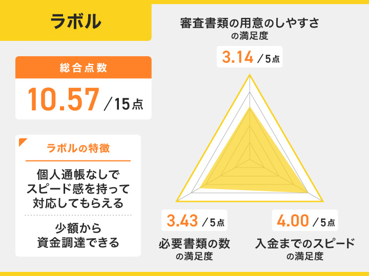 ラボルレーダーチャート